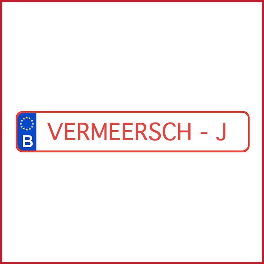 Afbeelding van Nummerplaat