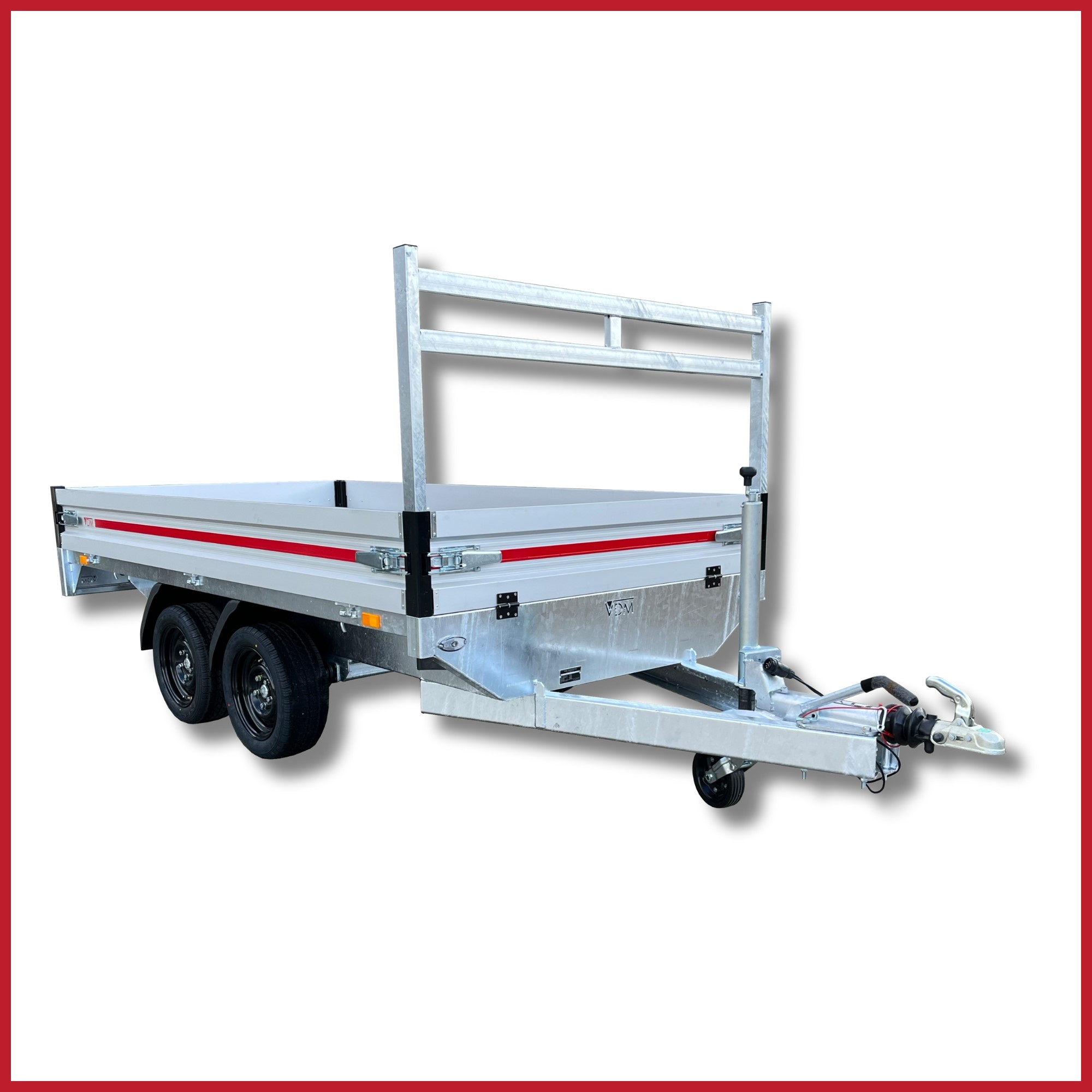 Afbeelding voor categorie Geremde aanhangwagens