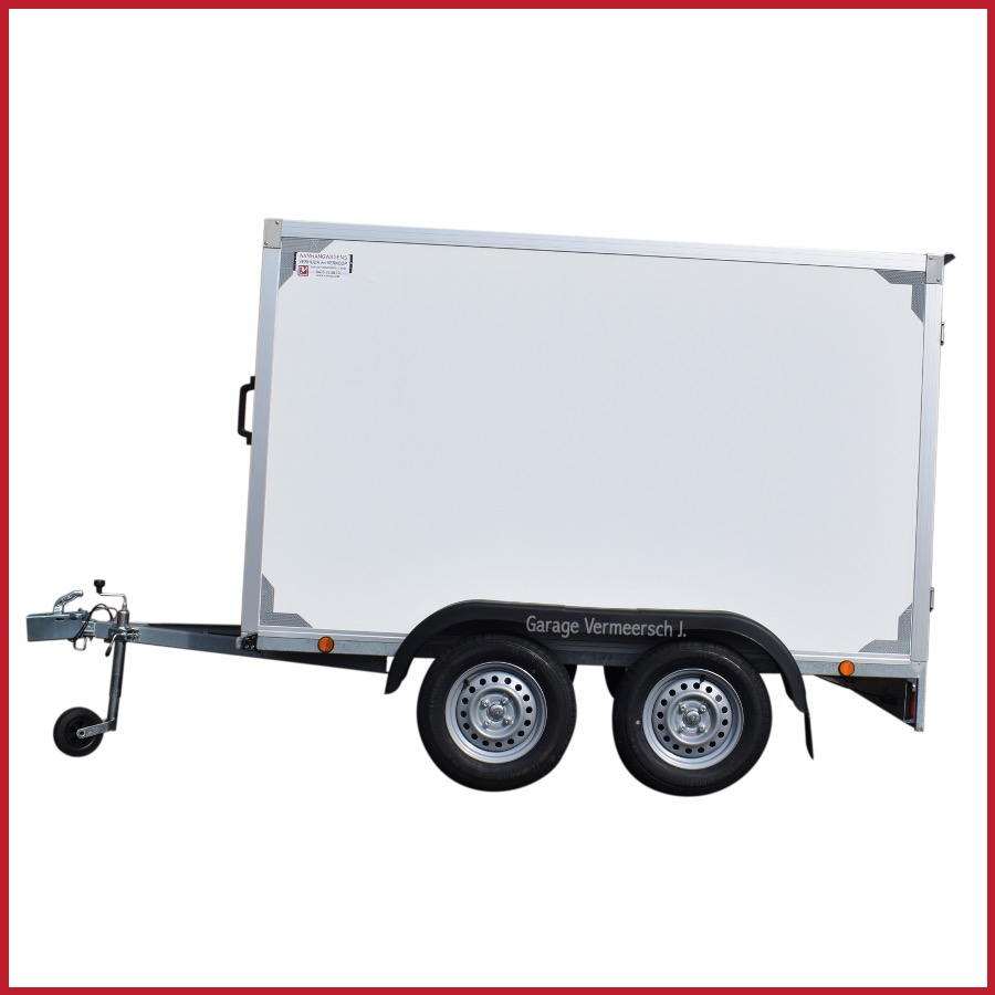 Afbeelding van Gesloten 250 l x 150 b x 150 h dubbel as